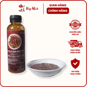 Sốt bò đỏ trộn bánh tráng siêu cay - Bếp Nhà