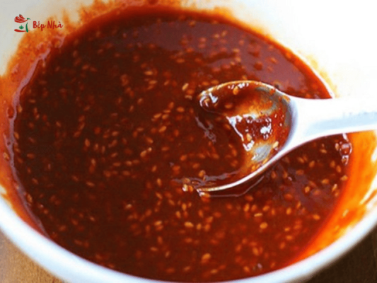 sốt me chấm bánh tráng