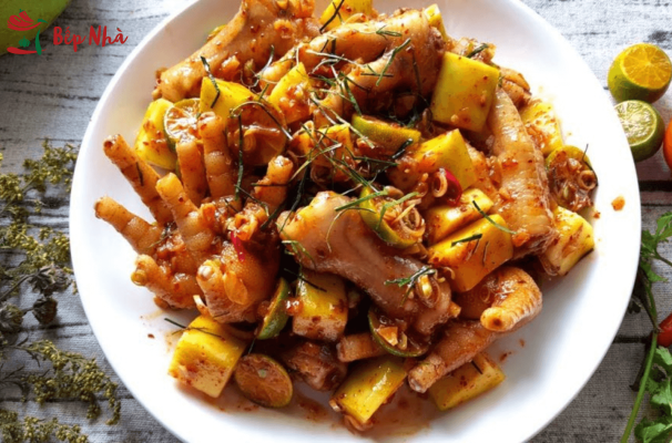 Cách làm nước sốt chấm chân gà sốt thái