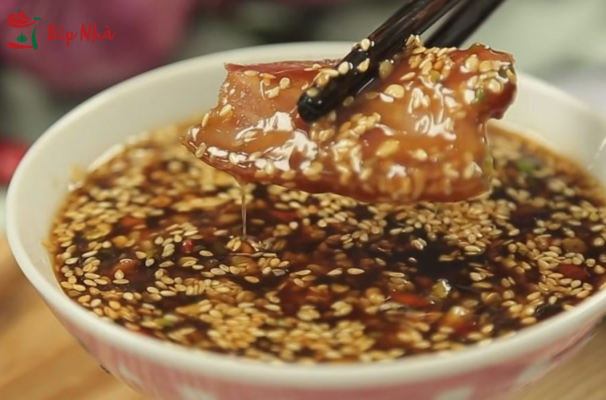 công thức sốt me chấm thịt nướng