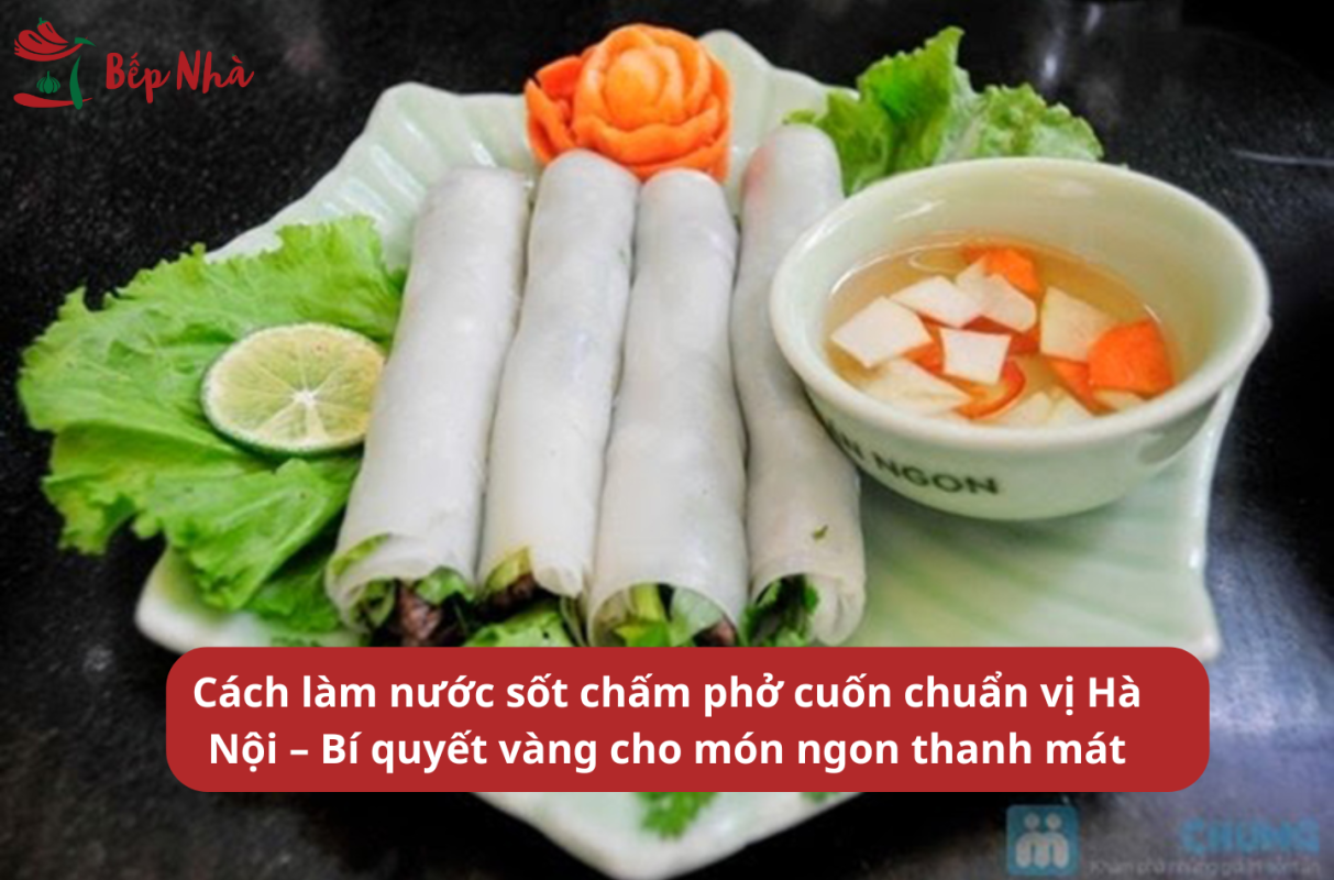 nước sốt chấm phở cuốn
