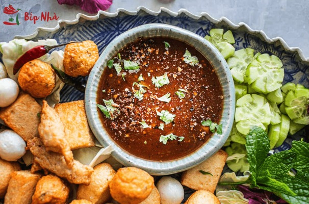 Nguyên liệu hướng dẫn nước sốt me chấm thịt nướng