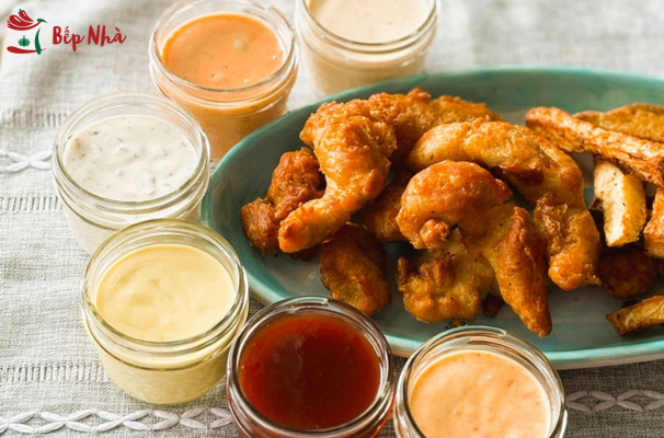 công thức nước sốt chấm gà rán đơn giản