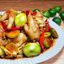 nước chấm chân gà sốt thái